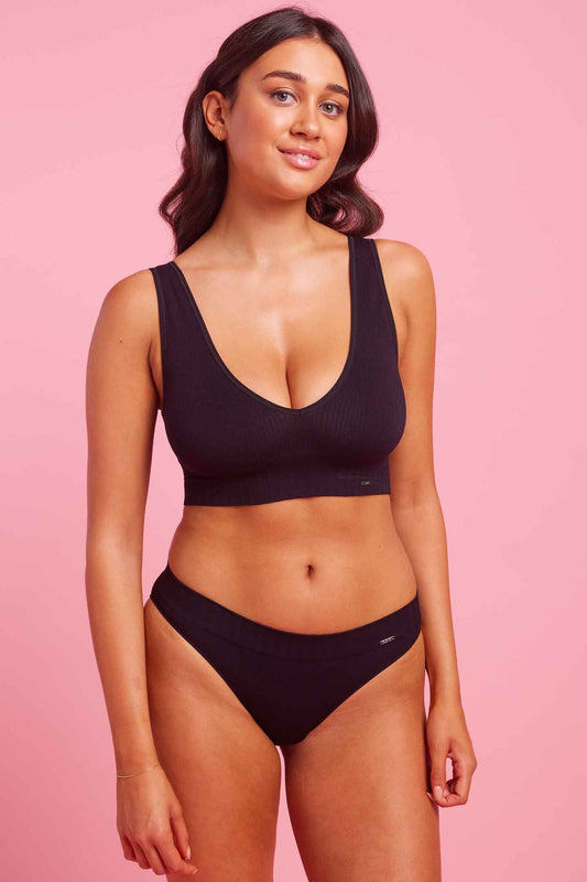 Ivy Seamfree Bikini Brief Black