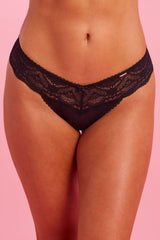 Giselle Lace G-string Black