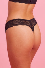 Giselle Lace G-string Black