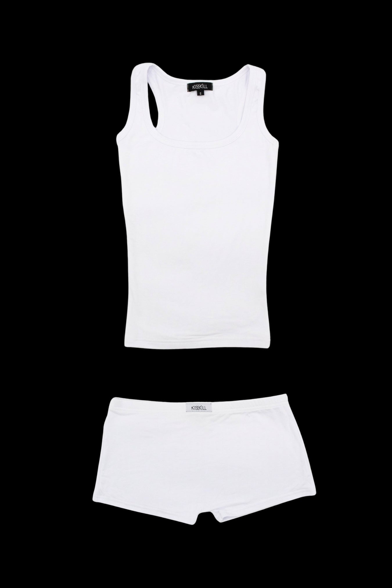 Signature Modal Tank & Shorts Set White – Size S | Archive Sample Main image