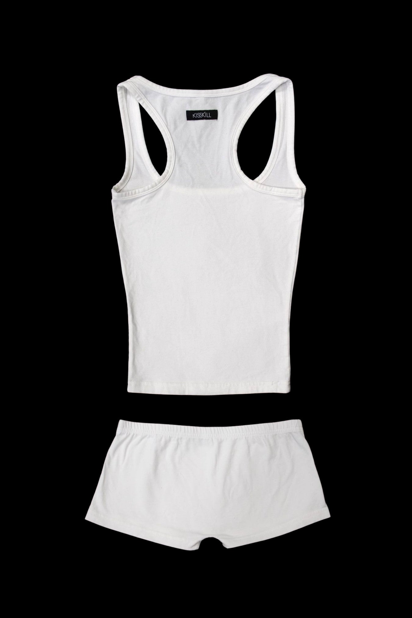 Signature White Tank & Shorts Set – Size XS/S | Archive Sample Secondary image