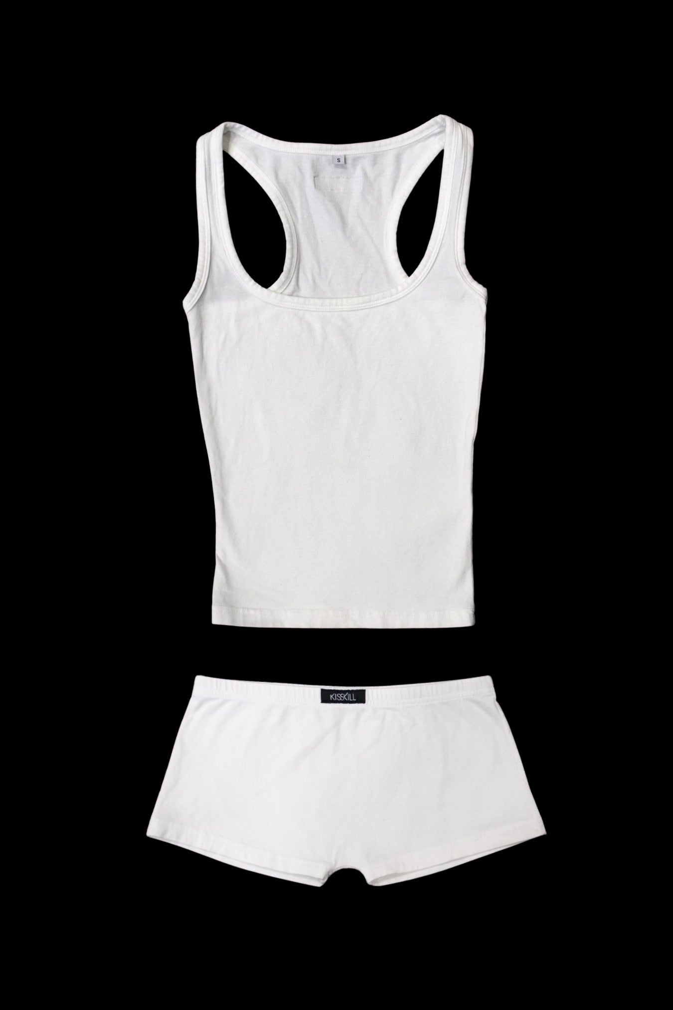 Signature White Tank & Shorts Set – Size XS/S | Archive Sample