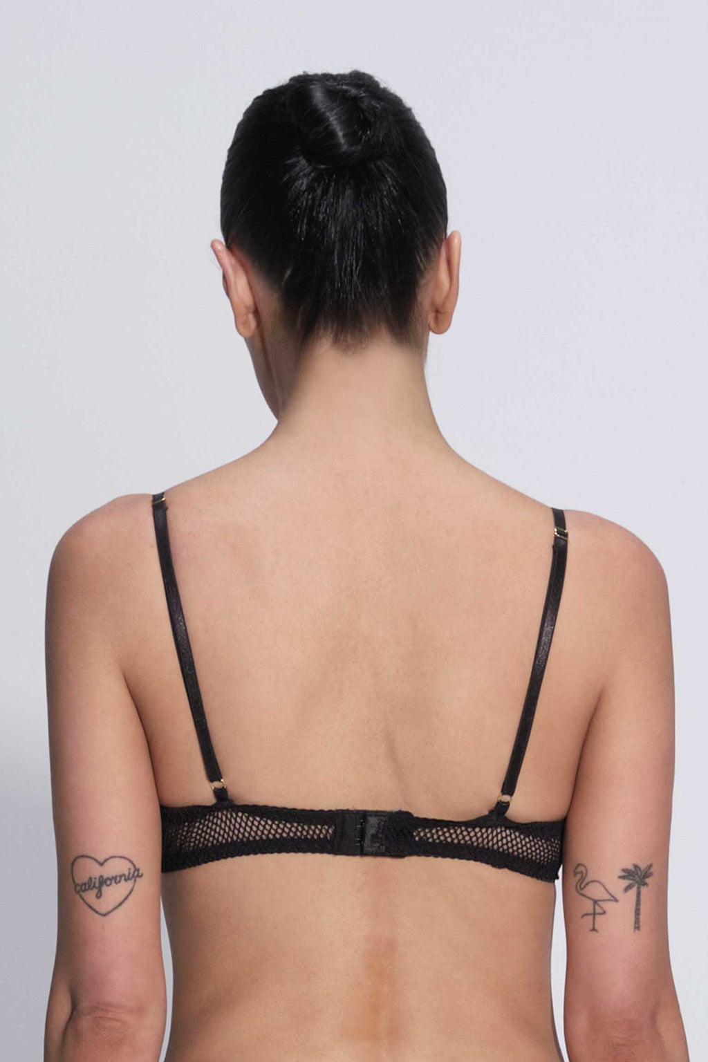 Tatiana Bra Fishnet Black