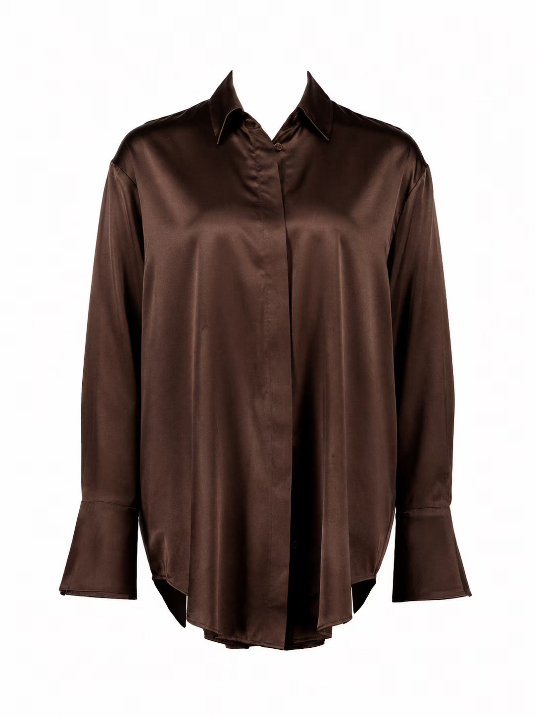 Twyla Silk Pyjama Set Chocolate | Archive Sample
