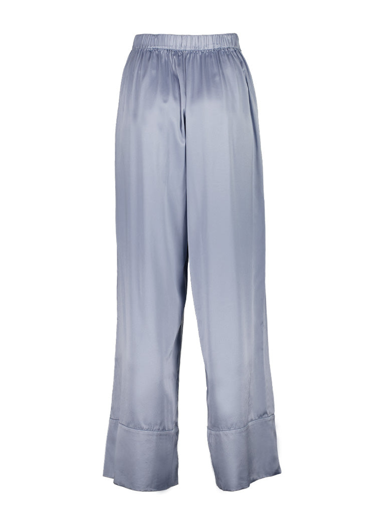 Twyla Silk Pyjama Set Blue - Size S | Archive Sample