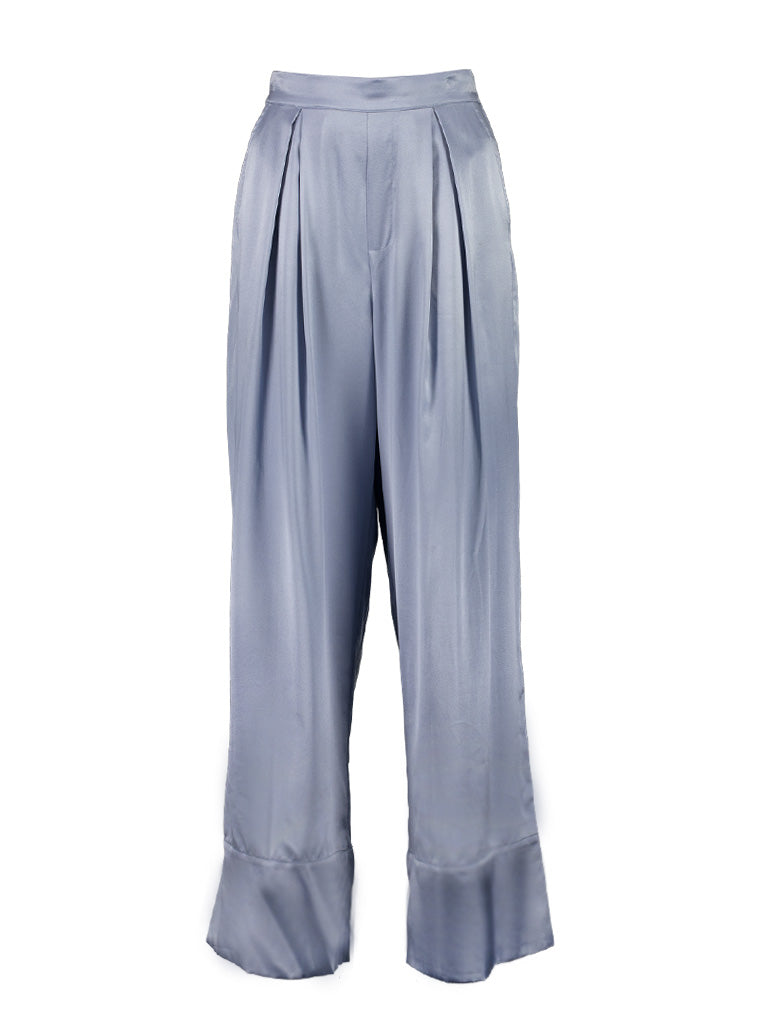 Twyla Silk Pyjama Pant Powder Blue – Kisskill