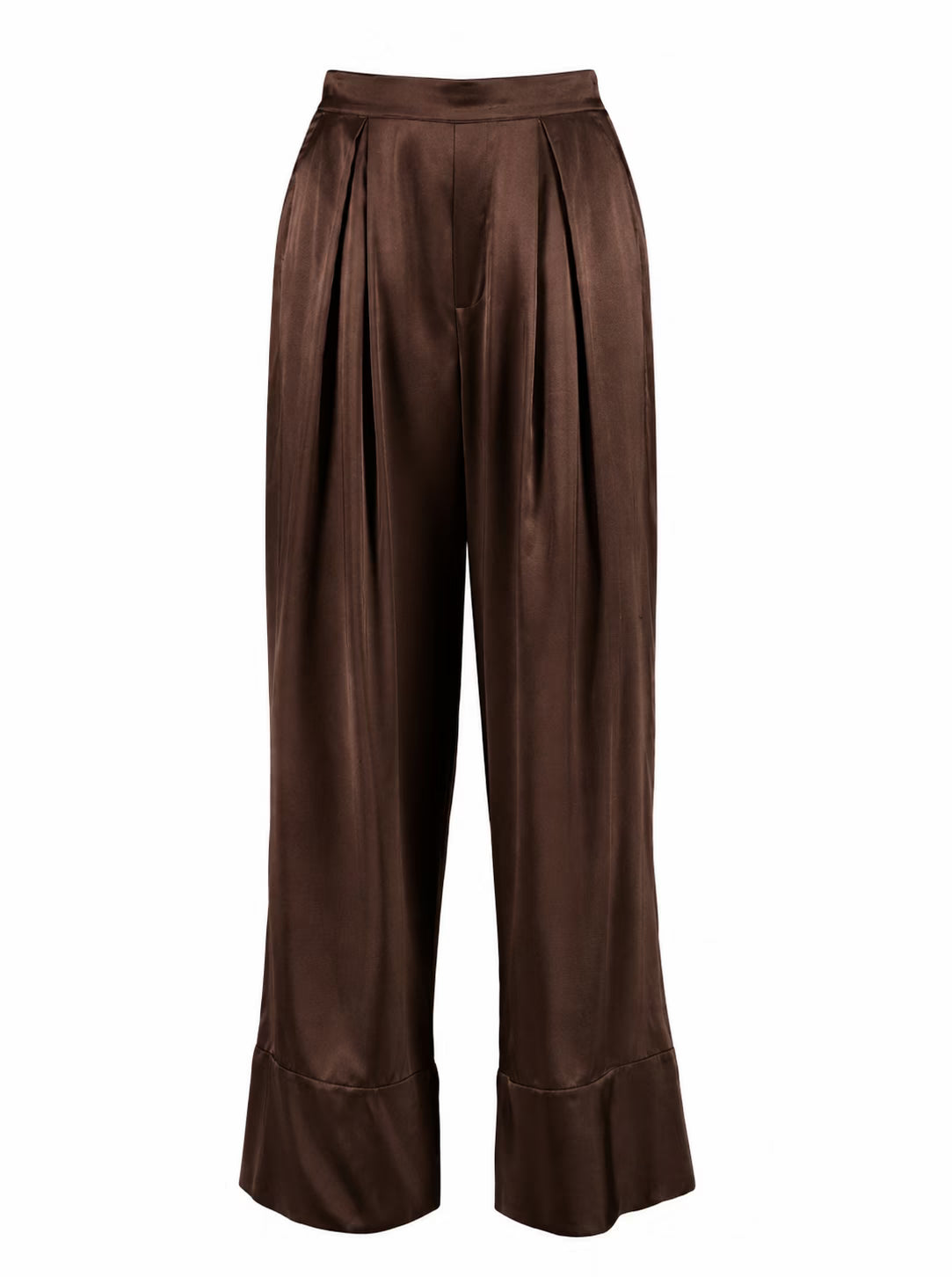 Twyla Silk Pyjama Set Chocolate | Archive Sample