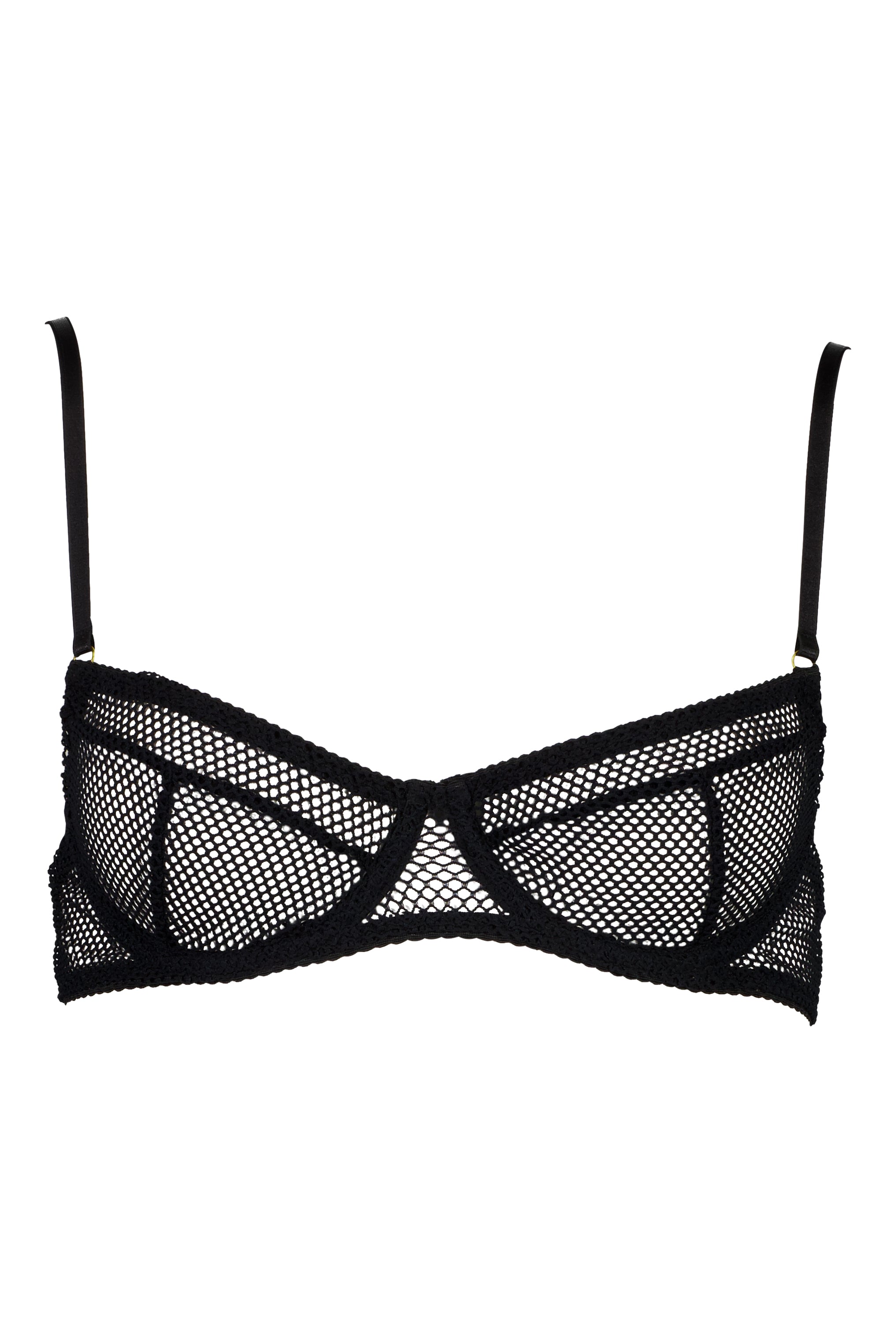 Tatiana Bra Fishnet Black