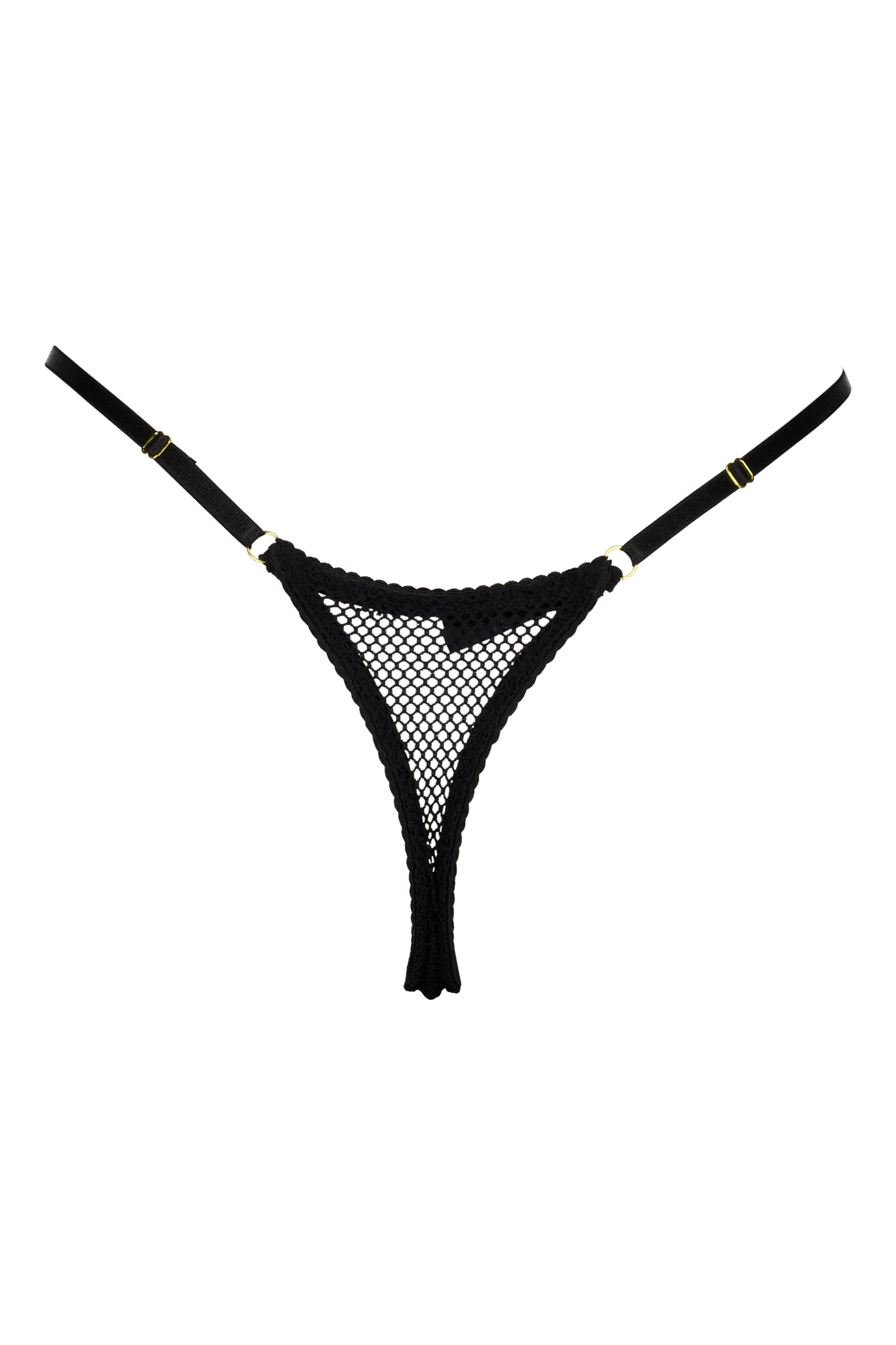 Tatiana G-String Fishnet Black