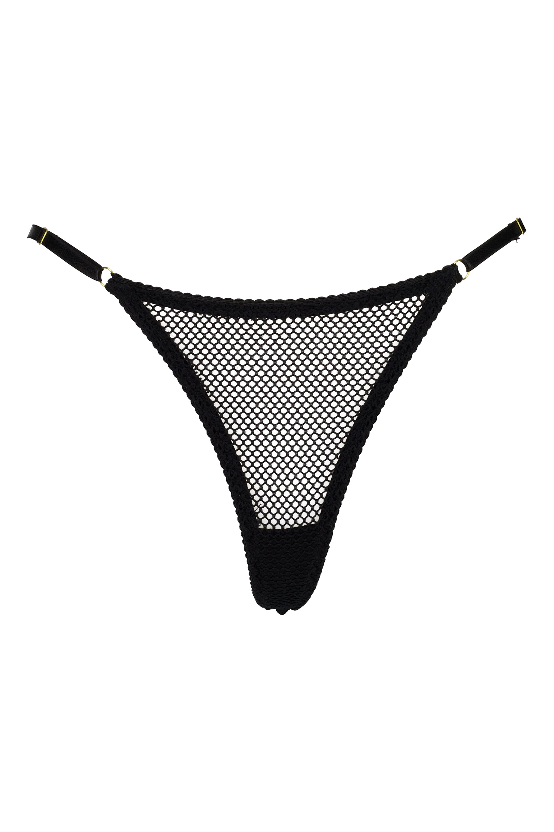 Tatiana G-String Fishnet Black