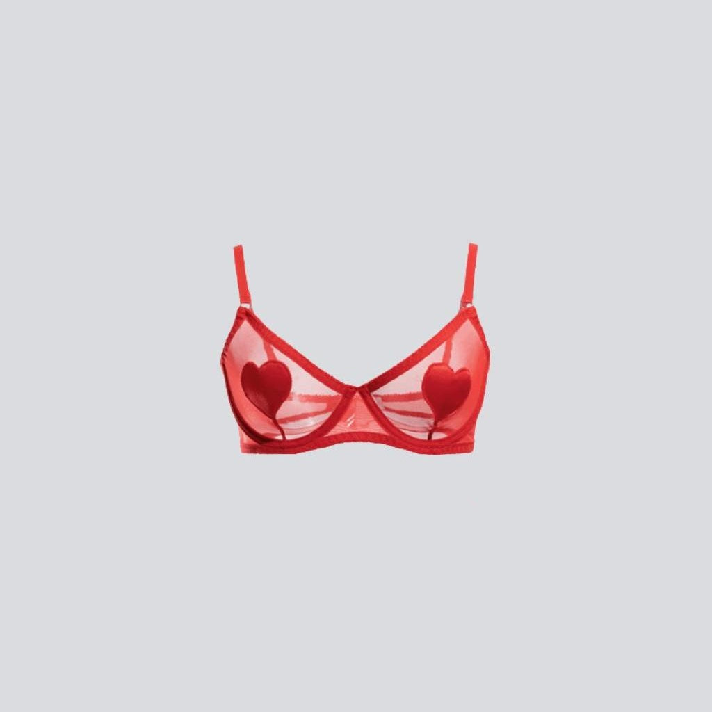 I Love Me Bra Red