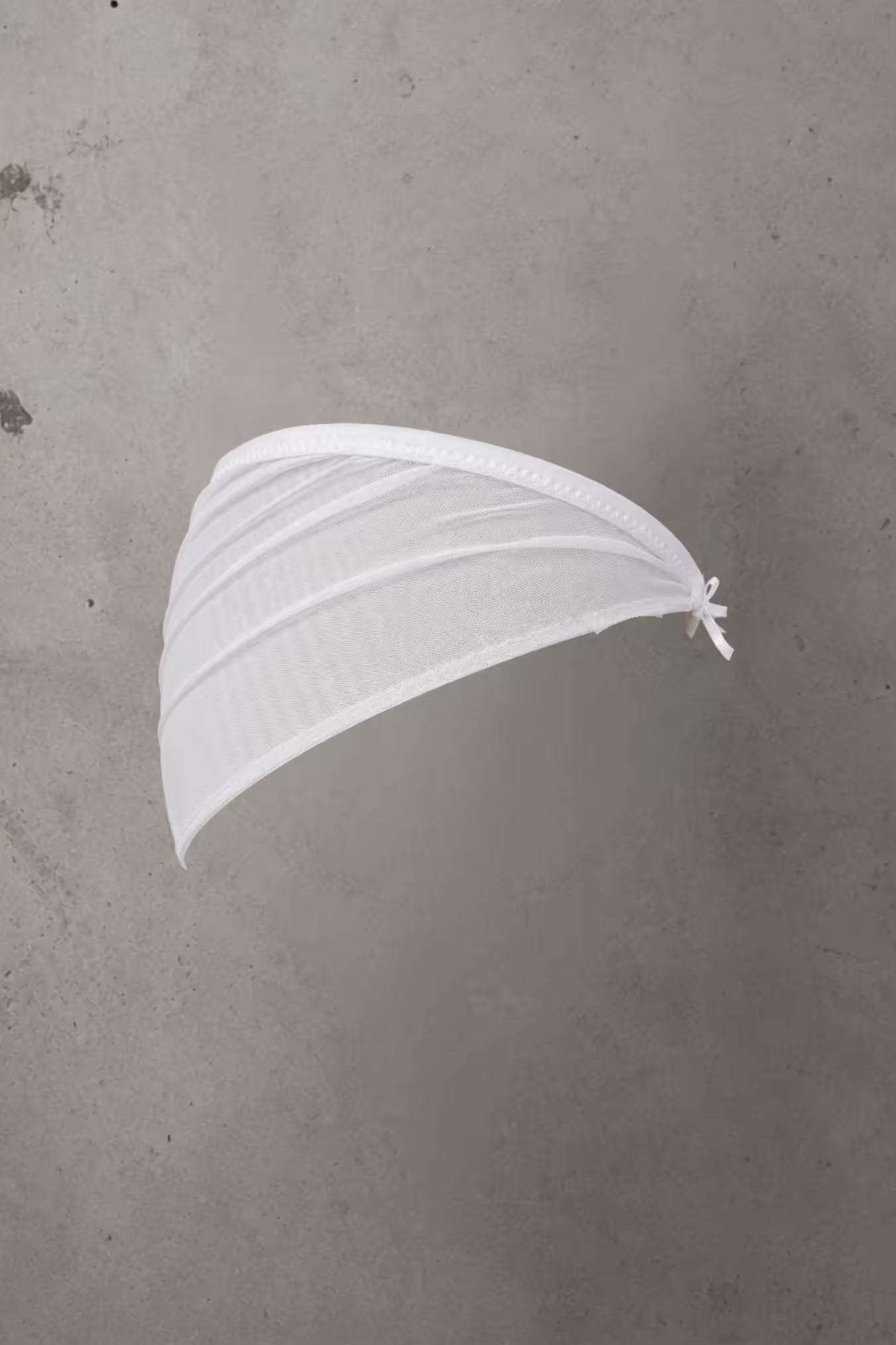 Brooke Mesh Knicker White - SIze M | Archive Sample