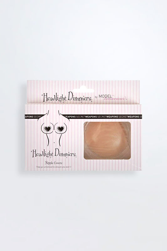 Nipple Pasties Re-Usable Silicone Covers Beige Round