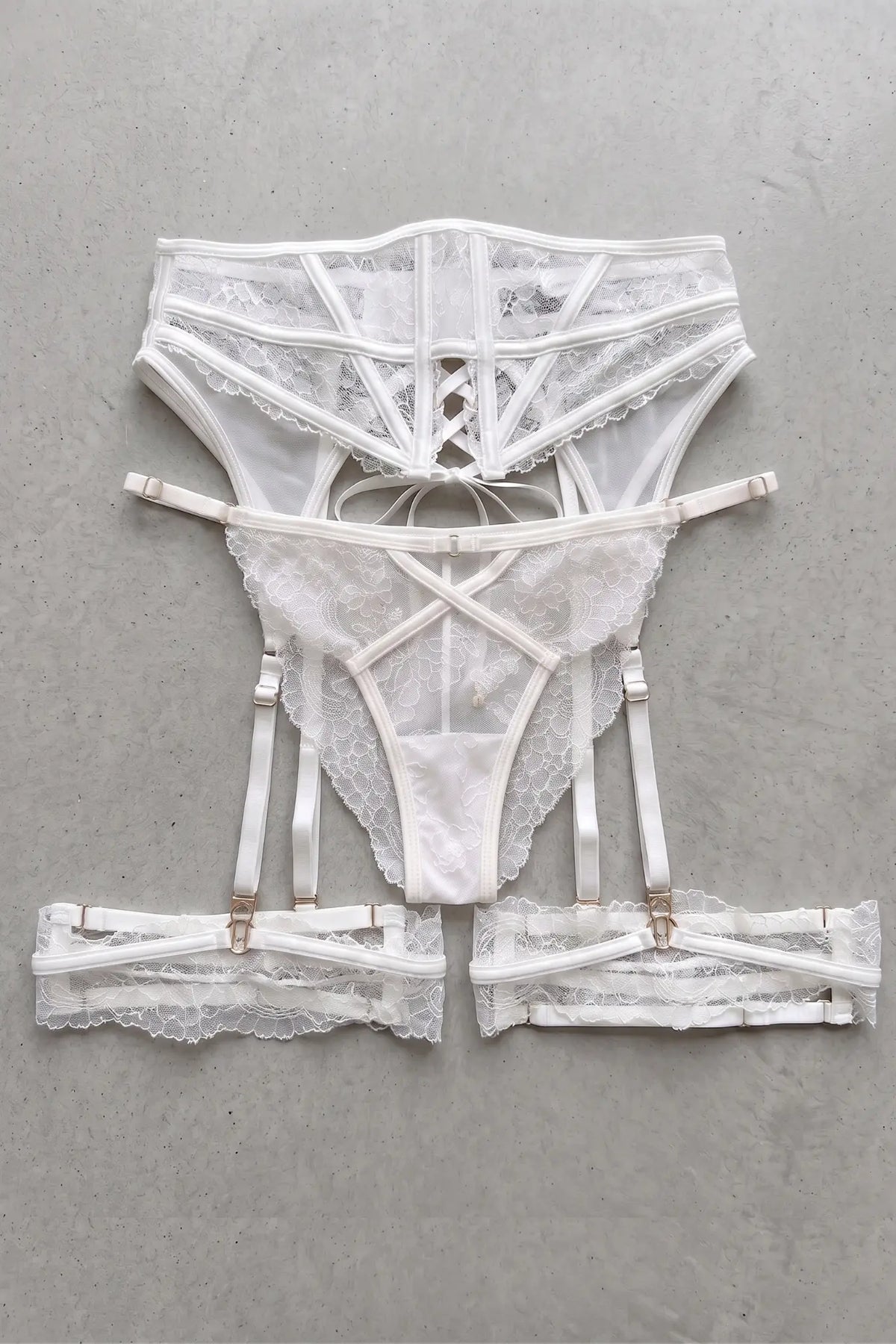 Daphne Suspender Belt + Knicker Set - Size XS/S | Archive Sample Main image