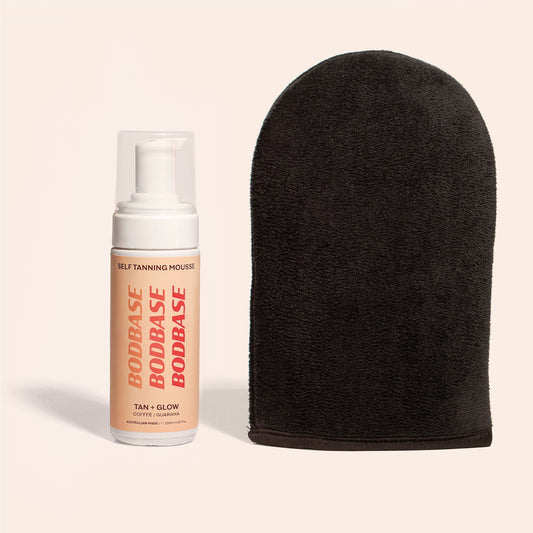 Self Tanning Mousse + Velvet Mitt