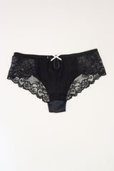 Silk Black Knicker Small