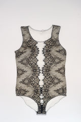 LACE & MESH BODYSUIT