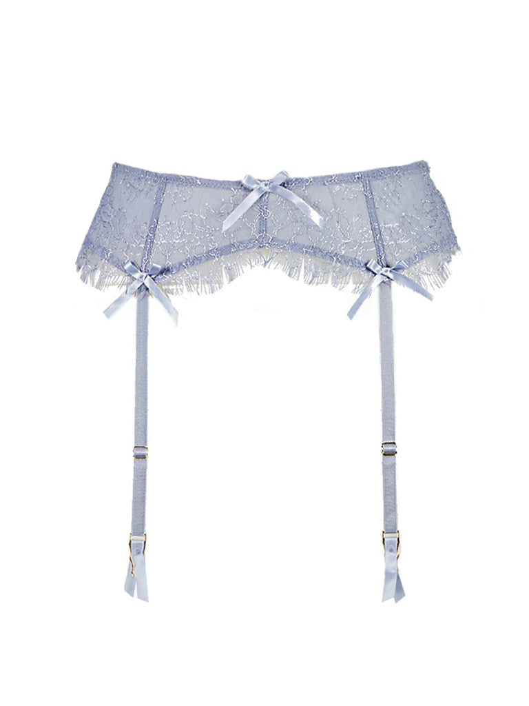 Maia Lace Suspender Powder Blue Main image