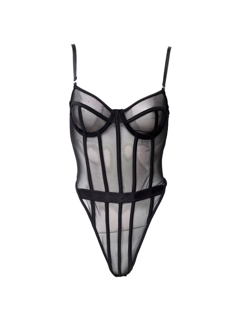 Simone Bodysuit Black – Size S | Archive Sample