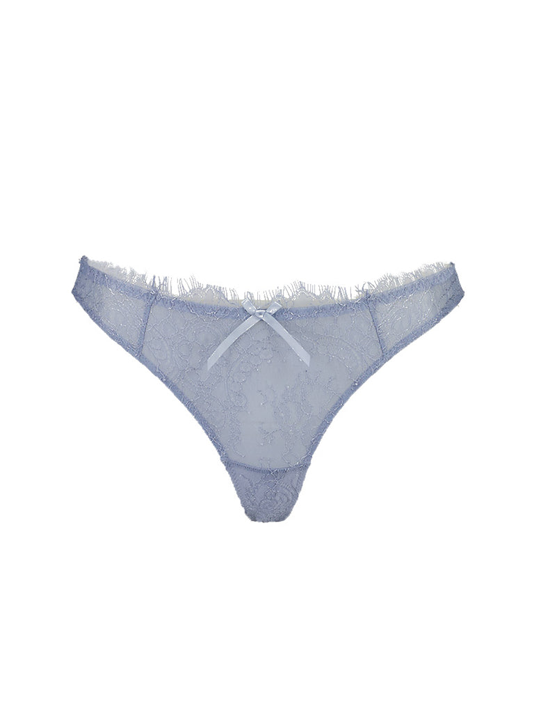 Maia Lace G-String Powder Blue