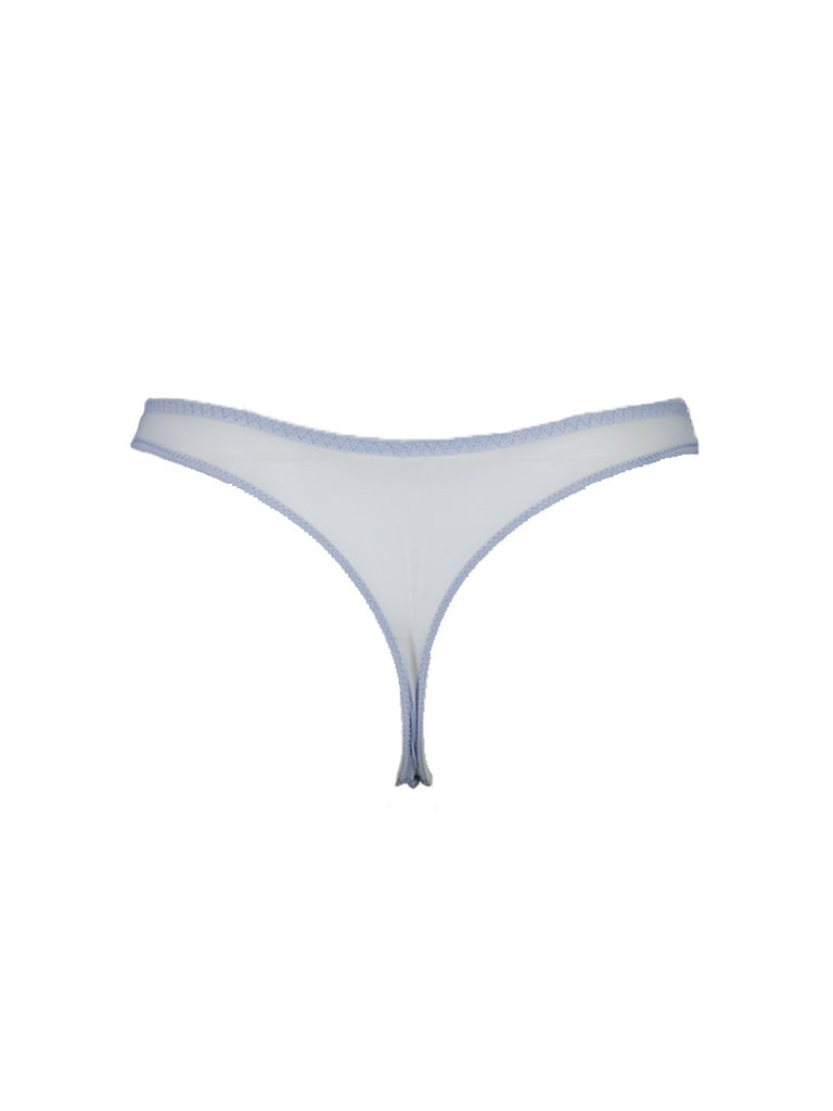 Maia Lace G-String Powder Blue