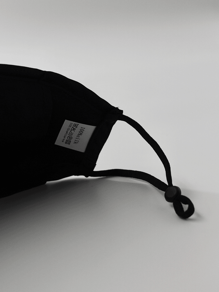 FACE MASK SILK BLACK + FILTER PACK | FACE MASK SILK BLACK + FILTER PACK | KISSKILL Online Designer Lingerie